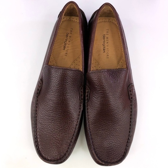 The Men’s Store Bloomingdales Espresso Venetian Loafer Shoes